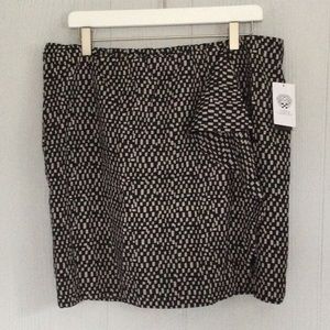 Vince Camuto Ruffle-Front Faux Wrap Skirt NWT